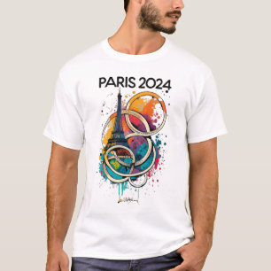 Paris France Eiffel Tower Gift T-Shirt