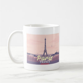Paris France Eiffel Tower Pastel Travel Design Kaffeetasse
