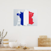 Paris France Eiffel Tower Poster (Küche)