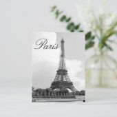 Paris France Eiffel Tower Postkarte (Stehend Vorderseite)