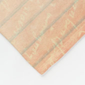 Paris France Eiffel Tower Shabby Fleece Blanket (Ecke)