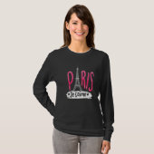 Paris France Eiffel Tower T-Shirt (Vorne ganz)