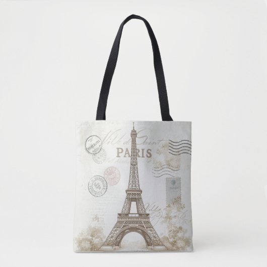 Paris France Eiffel Tower Tasche (Vorderseite)