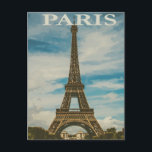 Paris France Eiffel Tower Travel Postcard Postkarte<br><div class="desc">Reisepostkarte</div>