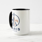 Paris France Europe Tasse (Vorderseite Links)