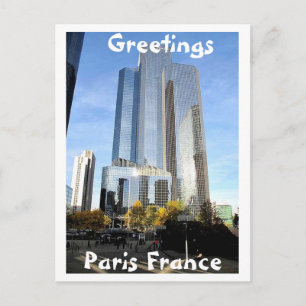 Paris France Greeting (Mojisola A Gbadamosi) Postkarte