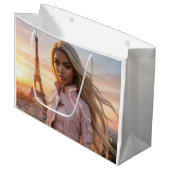 PARIS - FRANCE GROßE GESCHENKTÜTE (Vorderseite Schrägansicht)