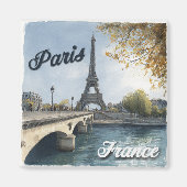 Paris, France Magnet (Vorne)