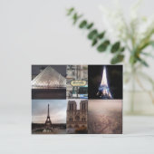 Paris France Multiview Postcard Postkarte (Stehend Vorderseite)