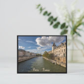 Paris France Postcard Postkarte (Stehend Vorderseite)