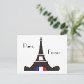 Paris France Postcard Postkarte (Stehend Vorderseite)