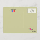 Paris France Postcard Postkarte (Rückseite)