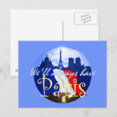 PARIS France Postcard Postkarte (Vorne/Hinten)