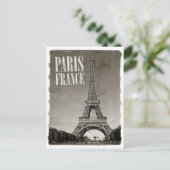 Paris france Retro Postkarte (Stehend Vorderseite)