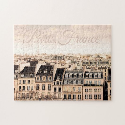 Paris France Rooftops | Jigsaw Puzzle (Horizontal)