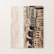 Paris France Rooftops | Jigsaw Puzzle