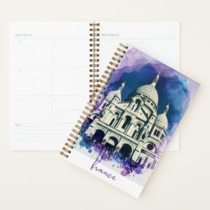 Paris France Sacré-Coeur Montmartre Sketch Planer
