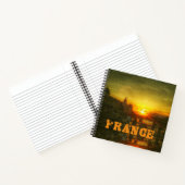 Paris France Seine Sunset Architecture Notizblock (Innenseite)