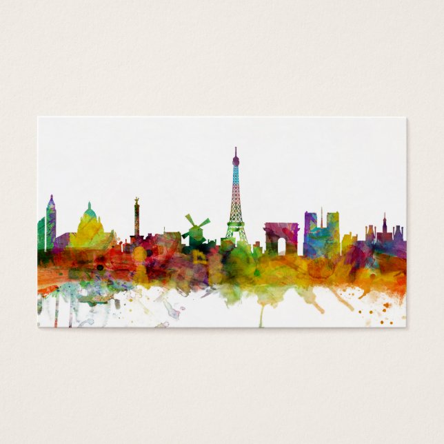 Paris France Skyline (Vorderseite)