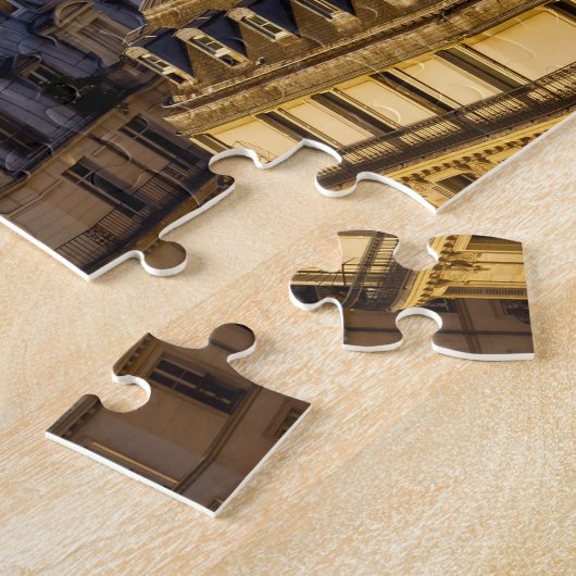 Paris France Skyline Eiffel Tower Pink Sky 11"x14" Puzzle (Seite)