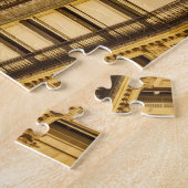 Paris France Skyline Eiffel Tower Pink Sky Puzzle (Seite)