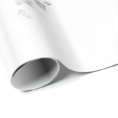 Paris France Skyline Geschenkpapier (Rolleneckpunkt)