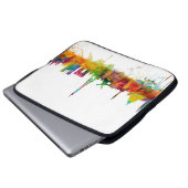 Paris France Skyline Laptopschutzhülle (Vorne Knopf)