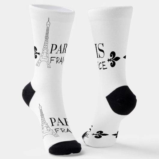 PARIS FRANCE SOCKEN (Gewinkelt)