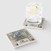 PARIS FRANCE STEINUNTERSETZER (Seitenansicht)