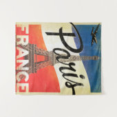 Paris France Tapestry Wandteppich (Vorderseite (Horizontal))