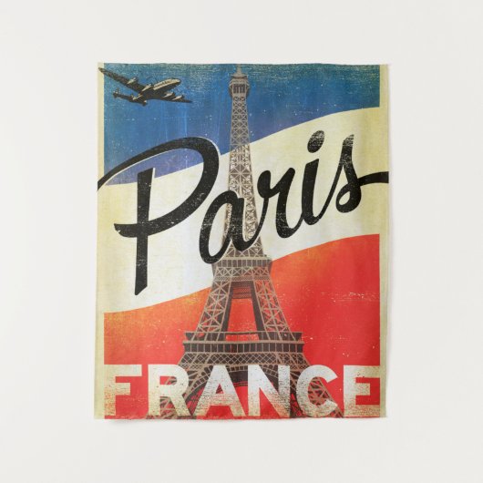 Paris France Tapestry Wandteppich (Vorderseite)