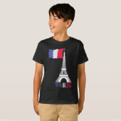 Paris France Theme Love Eiffel Tower T-Shirt (Vorne ganz)