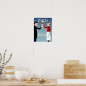 Paris, France travel poster (Küche)