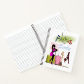 Paris France Vacation Notebook Notizblock (Innenseite)