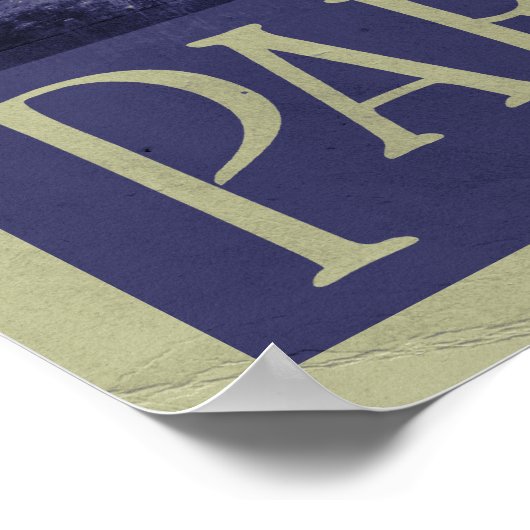 Paris france Vintage Poster (Ecke)