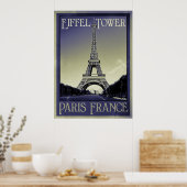 Paris france Vintage Poster (Küche)