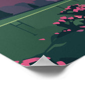 Paris france Vintage Reiseplakat Poster (Ecke)