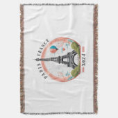 Paris Frankreich 2024 Donnerstürme, Eiffelturm Decke (Vorderseite Vertikal)