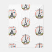 Paris Frankreich 2024 Fleece Blankets, Eiffelturm (Vorderseite)