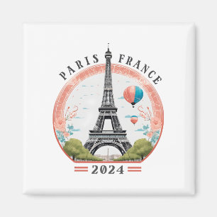 Paris Frankreich 2024 Fleece Blankets, Eiffelturm Magnet