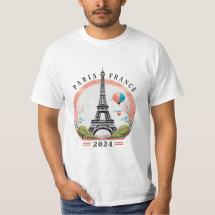 Paris Frankreich 2024 Männer-T - Shirt, Paris Fran T-Shirt