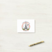 Paris Frankreich 2024 Post-it Notes, Eiffelturm Klebezettel (Auf Schreibtisch)