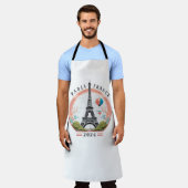 Paris Frankreich 2024 Schürze, Eiffelturm Schürze (Getragen)