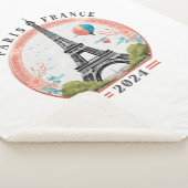 Paris Frankreich 2024 Sherpa Blankets, Eiffelturm Sherpadecke (3/4)