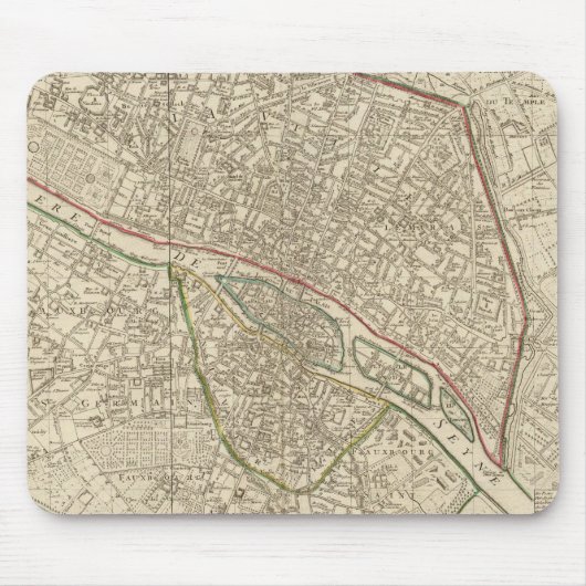 Paris Frankreich 2 Mousepad (Vorne)
