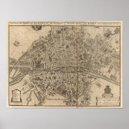 Paris Frankreich 2 Poster (Vorne)