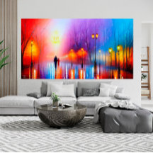 Paris Frankreich Abstrakt im Regen arbeiten