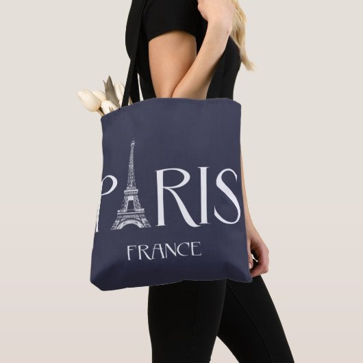 "Paris - Frankreich - Ausflug-Eiffel" Tasche (Von Nahem)