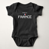 Paris Frankreich Baby Strampler (Vorderseite)