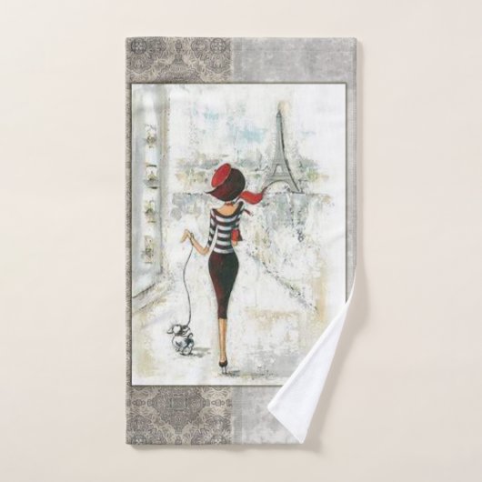 Paris Frankreich Badezimmer Handtuch Sets (Handtuch)